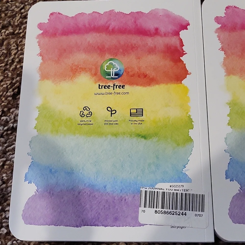 Tree Free Inspirational Quote Notebooks